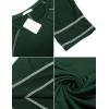 imageEkouaer Womens Nightshirt Long Sleeve Nightgown Round Neck Sleepwear Full Length Pajama Dress with Pockets Loungewear SXXLAdark Green