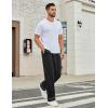 imageEkouaer Mens Pajama Pants Sleepwear Soft Pjs Bottoms Sleep Lounge Long Pant with Drawstring ampamp PocketsBlack