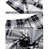 imageEkouaer Mens Pajama Pants Sleepwear Soft Pjs Bottoms Sleep Lounge Long Pant with Drawstring ampamp PocketsBlack White Plaid