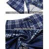 imageEkouaer Mens Pajama Pants Sleepwear Soft Pjs Bottoms Sleep Lounge Long Pant with Drawstring ampamp PocketsBlue White Plaid