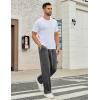 imageEkouaer Mens Pajama Pants Sleepwear Soft Pjs Bottoms Sleep Lounge Long Pant with Drawstring ampamp PocketsGray