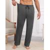 imageEkouaer Mens Pajama Pants Sleepwear Soft Pjs Bottoms Sleep Lounge Long Pant with Drawstring ampamp PocketsGray