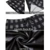 imageEkouaer Mens Pajama Pants Sleepwear Soft Pjs Bottoms Sleep Lounge Long Pant with Drawstring ampamp PocketsGray Black Plaid