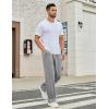 imageEkouaer Mens Pajama Pants Sleepwear Soft Pjs Bottoms Sleep Lounge Long Pant with Drawstring ampamp PocketsLight Gray