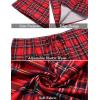 imageEkouaer Mens Pajama Pants Sleepwear Soft Pjs Bottoms Sleep Lounge Long Pant with Drawstring ampamp PocketsRed Black Blue Plaid