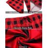 imageEkouaer Mens Pajama Pants Sleepwear Soft Pjs Bottoms Sleep Lounge Long Pant with Drawstring ampamp PocketsRed Black Plaid