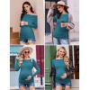 imageEkouaer Womens Maternity Shirts Boat Neck 3 Packs Pregnancy Tops Long Sleeve Tunic Tees Casual Blouse New Mama Clothes SXXLBlackLake GreenBlue Green