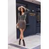 imageEkouaer Deep V Neck Shirts for Women Long Sleeve Thermal Tops Slim Fit Lightweight Undershirts Soft Low Cut Tees XSXXLLight Grey