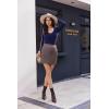 imageEkouaer Deep V Neck Shirts for Women Long Sleeve Thermal Tops Slim Fit Lightweight Undershirts Soft Low Cut Tees XSXXLNavy Blue