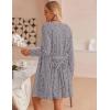 imageEkouaer Womens 3 Piece Waffle Knit Lounge Set Soft Pajama Sets Tank Top and Shorts Cardigan with Pockets SXXLPink Flower