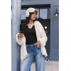 imageEkouaer Womens Thermal Long Sleeve Shirts VNeck Slim Fit Basic Going Out Ribbed Y2K TopsBlack