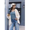 imageEkouaer Womens Thermal Long Sleeve Shirts VNeck Slim Fit Basic Going Out Ribbed Y2K TopsHaze Blue