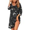Star Moon Black