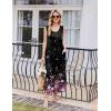 imageEkouaer Nightgowns for Women Sleeveless Sleepshirt Long Print House Dress Tank Nightshirt Maxi Casual Dress with PocketsCherry Blossoms Black