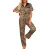 Khaki Black Leopard