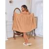 imageEkouaer Womens Plush Towel Wrap Soft Lightweight Shower Wrap Absorbent Spa Body Wrap Bath Robe with Velcro SLTaupe
