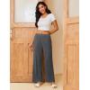 imageEkouaer 2 Pack Women Pajama Pants Soft Casual Pajama Bottoms Comfy Wide Leg Sleep Pants Pj Bottoms with PocketsBlackdark Grey