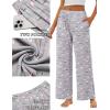 imageEkouaer 2 Pack Women Pajama Pants Soft Casual Pajama Bottoms Comfy Wide Leg Sleep Pants Pj Bottoms with PocketsCupplanet