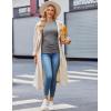 imageEkouaer 3 Packs Maternity Shirts Crew Neck Long Sleeve Pregnancy Tee Tops Tunic Blouse Casual Mama Clothes3pcs Black  Grey  White