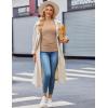 imageEkouaer 3 Packs Maternity Shirts Crew Neck Long Sleeve Pregnancy Tee Tops Tunic Blouse Casual Mama Clothes3pcs Black  Khaki  Brown
