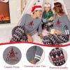 imageEkouaer Family Christmas Pajamas Matching Sets Long Sleeve Couple Pjs Holiday Sleepwear Soft Loungewear with PocketsGraychristmas Tree