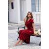 imageEkouaer Long Nightgowns for Women Button Night Gowns Short Sleeve Sleepwear Full Length Sleep Shirts With Pockets S3XLGrid