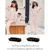 imageEkouaer Lounge Sets for Women Long Sleeve Pajamas Fall Loungewear Soft Comfy Pjs Two Piece Travel Outfits SetBeige