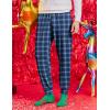imageEkouaer Mens Pajama Pants Lightweight Loungewear Comfy Jogger Sleep Pant Long Pj Bottoms with Drawstring ampamp Pockets2 Packgreenblue Plaid