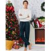 imageEkouaer Mens Pajama Pants Lightweight Loungewear Comfy Jogger Sleep Pant Long Pj Bottoms with Drawstring ampamp Pockets2 Packgreenblue Plaid