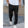 imageEkouaer Mens Pajama Pants Lightweight Loungewear Comfy Jogger Sleep Pant Long Pj Bottoms with Drawstring ampamp PocketsBlack