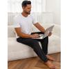 imageEkouaer Mens Pajama Pants Lightweight Loungewear Comfy Jogger Sleep Pant Long Pj Bottoms with Drawstring ampamp PocketsBlack