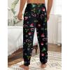 imageEkouaer Mens Pajama Pants Lightweight Loungewear Comfy Jogger Sleep Pant Long Pj Bottoms with Drawstring ampamp PocketsBlack Christmas