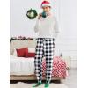 imageEkouaer Mens Pajama Pants Lightweight Loungewear Comfy Jogger Sleep Pant Long Pj Bottoms with Drawstring ampamp PocketsBlack Plaidred Plaid