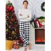 imageEkouaer Mens Pajama Pants Lightweight Loungewear Comfy Jogger Sleep Pant Long Pj Bottoms with Drawstring ampamp PocketsBlack Plaidred Plaid