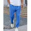 imageEkouaer Mens Pajama Pants Lightweight Loungewear Comfy Jogger Sleep Pant Long Pj Bottoms with Drawstring ampamp PocketsBlue