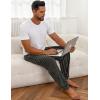 imageEkouaer Mens Pajama Pants Lightweight Loungewear Comfy Jogger Sleep Pant Long Pj Bottoms with Drawstring ampamp PocketsGinghamstripe