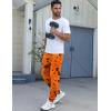 imageEkouaer Mens Pajama Pants Lightweight Loungewear Comfy Jogger Sleep Pant Long Pj Bottoms with Drawstring ampamp PocketsHalloween