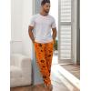 imageEkouaer Mens Pajama Pants Lightweight Loungewear Comfy Jogger Sleep Pant Long Pj Bottoms with Drawstring ampamp PocketsHalloween