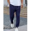 imageEkouaer Mens Pajama Pants Lightweight Loungewear Comfy Jogger Sleep Pant Long Pj Bottoms with Drawstring ampamp PocketsNavy Blue