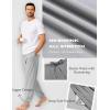 imageEkouaer Mens Pajama Pants Lightweight Loungewear Comfy Jogger Sleep Pant Long Pj Bottoms with Drawstring ampamp PocketsRed