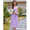 imageEkouaer Nightgowns for Women Cotton Long Night Gown Sleeveless Sleep Dress Victorian Nightdress Ladies Sleepwear SXXXLLight Purple
