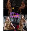imageEkouaer Pajamas for Women Set 2 Piece Lounge Set Short Sleeve Pjs Joggers Long Pants Sleepwear with PocketsBlack Halloween