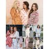 imageEkouaer Silk Satin Pajamas for Women Teddy Bear Pjs Set Button Down Long Sleeve Loungewear Cute Sleepwear SXXLParis Teddy