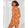 imageEkouaer Womens Pajama Sets Short Sleeve Pajamas for Women Sets Soft Lounge Sets Casual V Neck Sleepwear PJSHalloween