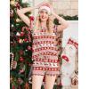 imageEkouaer Womens Pajama Sets Short Sleeve Pajamas for Women Sets Soft Lounge Sets Casual V Neck Sleepwear PJSRed Christmas