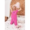 imageEkouaer Womens Pajamas Set 2 Piece Lounge Pj Set Short Sleeve Sleepwear Tops with Joggers Pants Loungewear Print NightwearHot Leopard Print