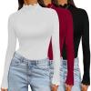 Black/White/Wine Red