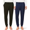 imageEkouaer Mens Pajama Pants Lightweight Loungewear Comfy Jogger Sleep Pant Long Pj Bottoms with Drawstring ampamp PocketsBlacknavy