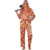 imageEkouaer Satin Pajama Set Womens Silk Short Sleeve V Neck Shirt with Long Pant Soft Loungewear Pjs SetHalloween Orange