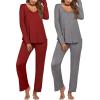 Dark Gray + Wine Red